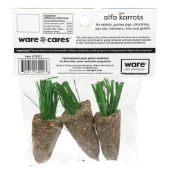 Ware Mini Alfa Karrots Chew Treat for Small Animals, 3-count