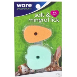 Ware Salt & Trace Mineral Lick for Small Animals, 2-count