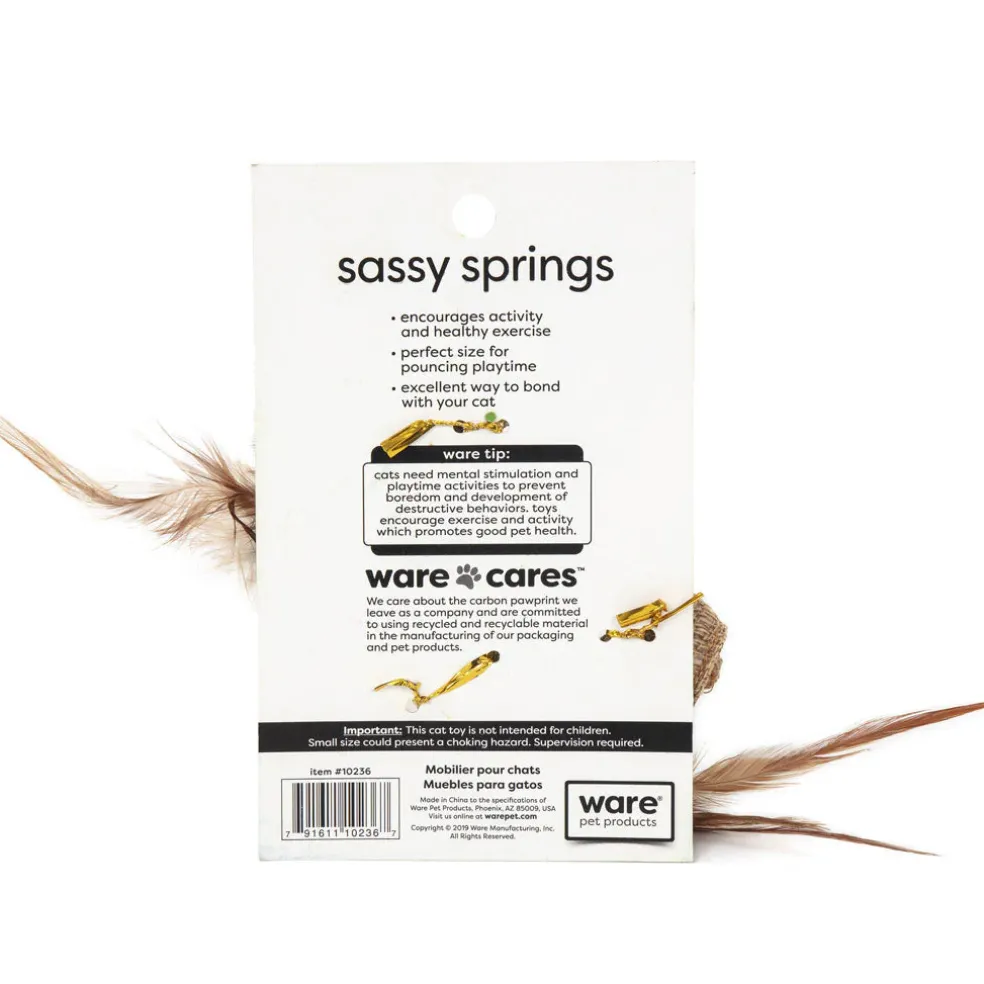 Ware Sassy Springs Cat Toy, 1 count