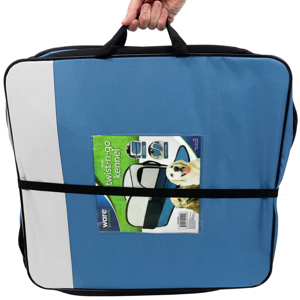 Ware Twist-N-Go Single Door Pet Kennel, Colors May Vary