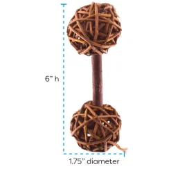 Ware Willow Barbell Toy for Small Animal, Small