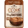 Wellness CORE Tiny Tasters Grain-Free Smooth Pate Chicken & Turkey Wet Food for Cats (1.75 oz x 12 pouches)