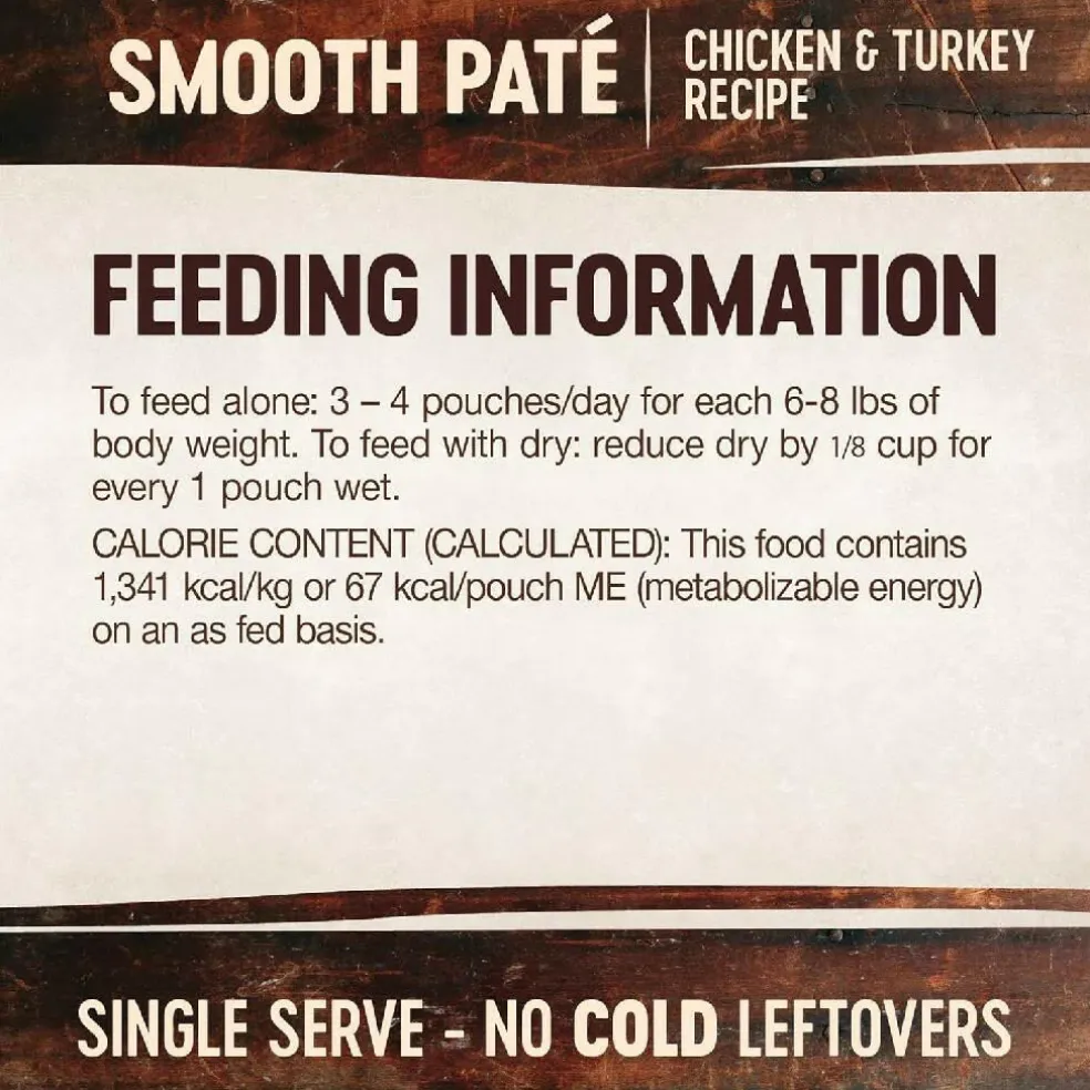 Wellness CORE Tiny Tasters Grain-Free Smooth Pate Chicken & Turkey Wet Food for Cats (1.75 oz x 12 pouches)