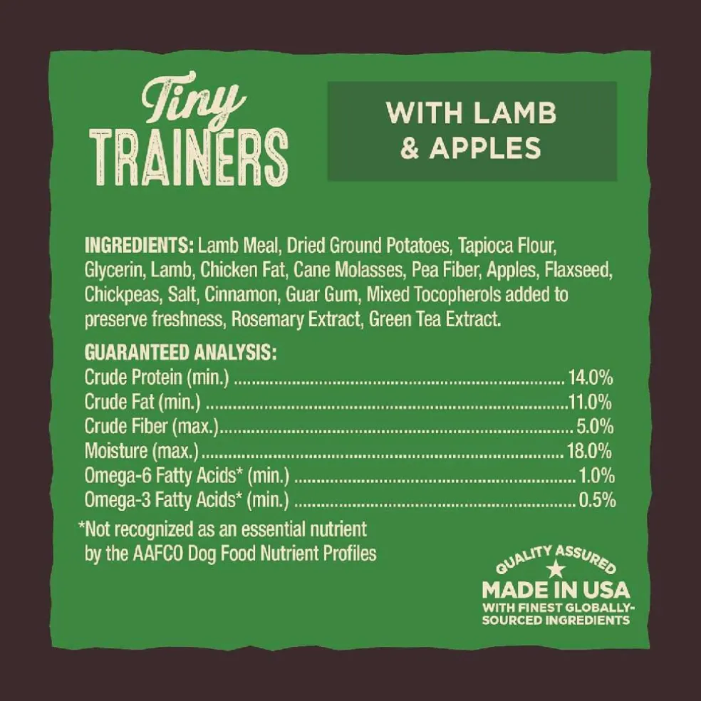 Wellness CORE Tiny Trainers Tender Grain Free Lamb & Apple Dog Treats (6 oz)