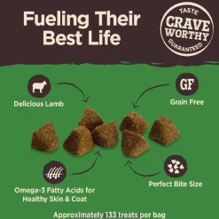 Wellness CORE Tiny Trainers Tender Grain Free Lamb & Apple Dog Treats (6 oz)