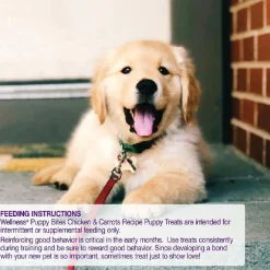 Wellness Crunchy Puppy Bites Chicken & Carrot Recipe Grain-Free Dog Treats (6 oz)