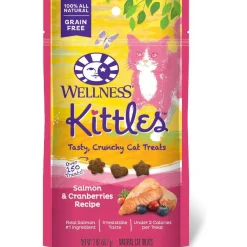 Wellness Kittles Salmon & Cranberries Recipe Crunchy Cat Treats (2 oz)