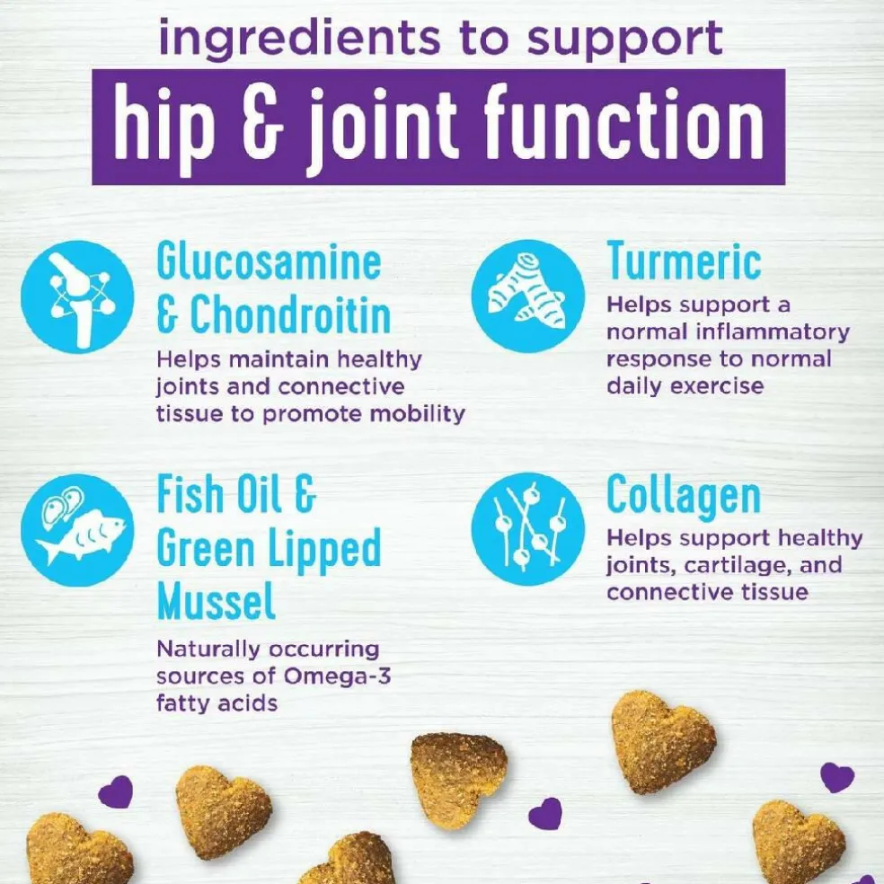 Wellness Move Hip & Joint Support Chicken Flavor Chew Supplement for Dogs