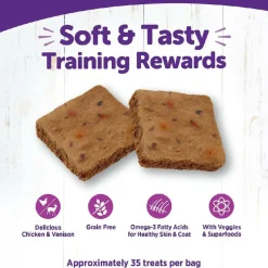 Wellness The Rewarding Life Chicken & Venison Recipe Grain-Free Dog Treats (6 oz)