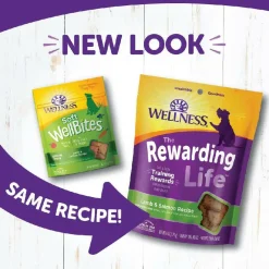 Wellness The Rewarding Life Lamb & Salmon Recipe Grain-Free Dog Treats (6 oz)