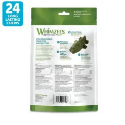 Whimzees by Wellness Alligator Natural Grain-Free Dental Chews For Small Breed Dogs (24 count)