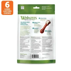 WHIMZEES by Wellness Brushzees Natural Dental Chews For Dogs Large Breed (12.7 oz)