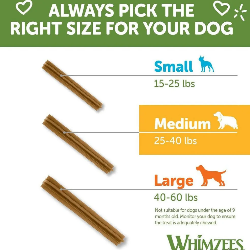 Whimzees by Wellness Dental Chews Variety Packs For Medium Dog (28 count)