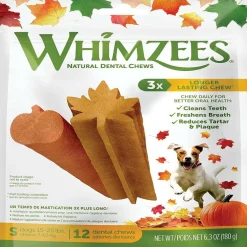 Whimzees by Wellness Fall Value Bag Small Dental Dog Chews (6.3 oz)