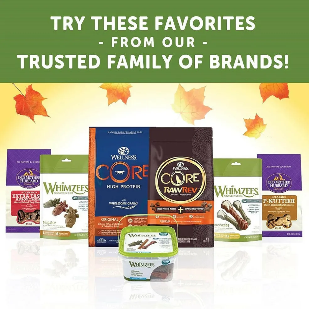Whimzees by Wellness Fall Value Bag Medium Dental Dog Chews (6.3 oz)