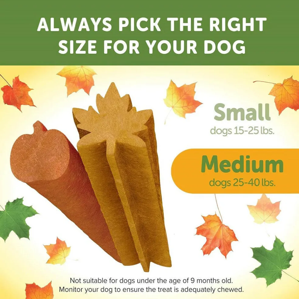 Whimzees by Wellness Fall Value Bag Medium Dental Dog Chews (6.3 oz)