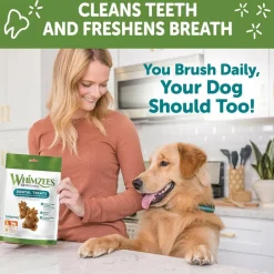 Whimzees by Wellness Hedgehog Dental Chews Natural Grain-Free Dental Treats For Large Dogs (6 ct)
