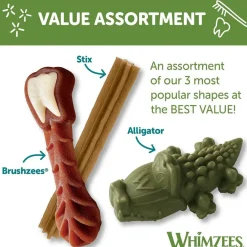 Whimzees by Wellness Natural Dental Value Box Treat For Large Dogs (24 count)