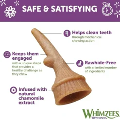 Whimzees by Wellness Occupy Antler Value Bag Treat For Large Dog (6 pc)