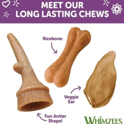 Whimzees by Wellness Rice Bone Natural Grain Free Dental Chew For Large Breed Dog(6 pc)