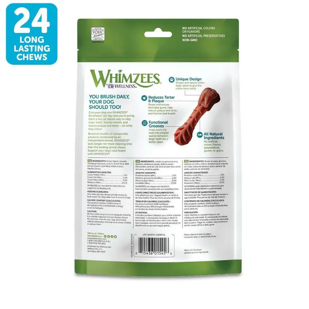 WHIMZEES by Wellness Small Value Bag Dental Chew For Dog Treat (12.7 oz)