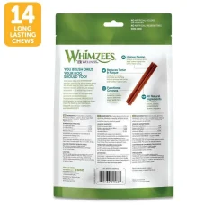 Whimzees by Wellness Stix Natural Grain Free Dental Chews For Medium Breed Dogs (14.8 oz)