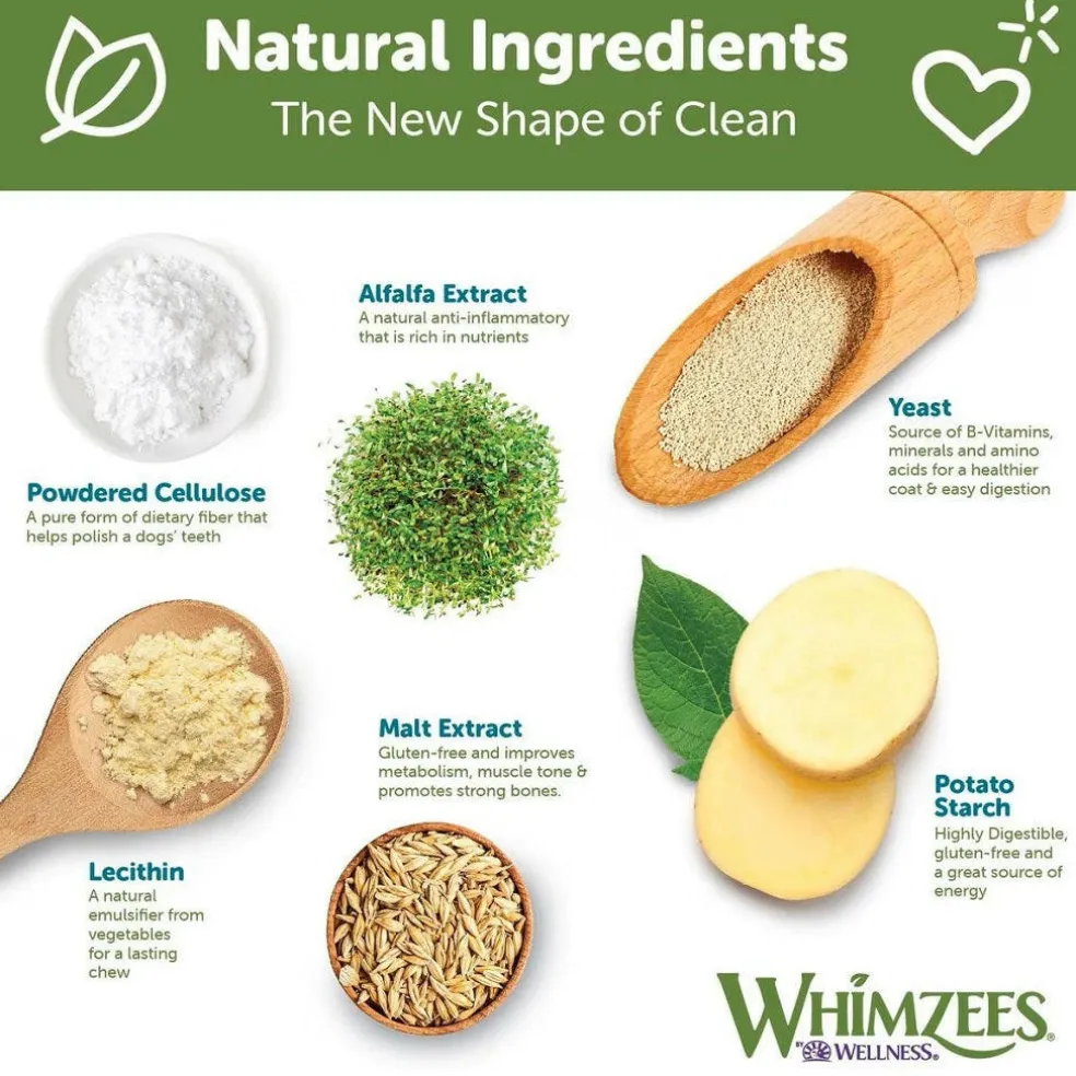 Whimzees by Wellness Stix Natural Grain-Free Dental Chews For Large Dogs (14.8 oz)