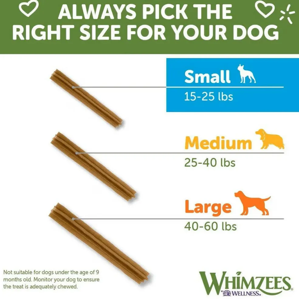 WHIMZEES Variety Pack Grain-Free For Dental Dog Treats, Small (56 coun)