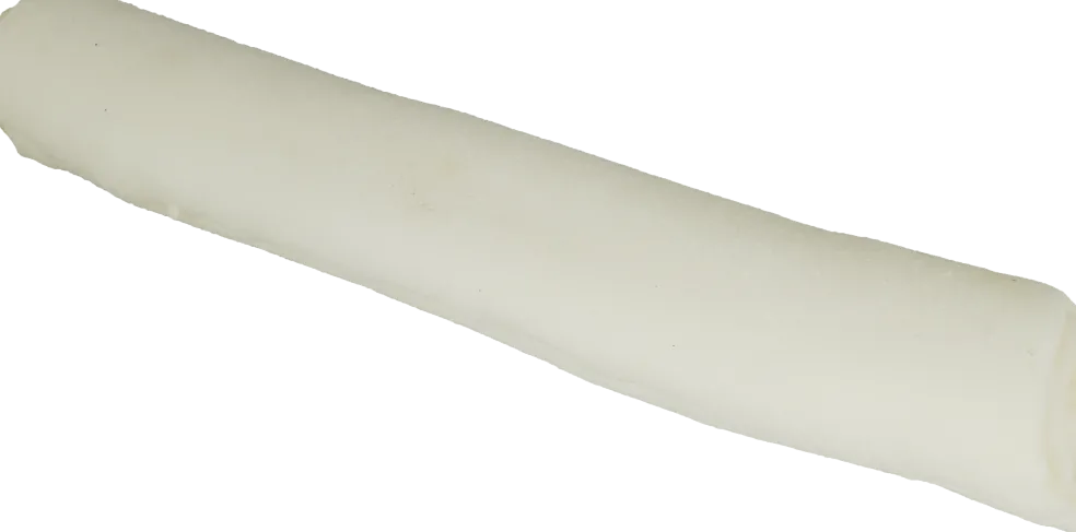 White Rawhide Retriever Roll - 9-11"