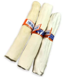 White Rawhide Retriever Roll - 9-11