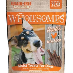 Wholesomes Heidi's Chicken Grain Free Jerky Sticks Moist Dog Treats