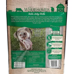 Wholesomes Tank's Beef Grain Free Jerky Sticks Moist Dog Treats