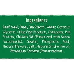 Wholesomes Tank's Beef Grain Free Jerky Sticks Moist Dog Treats