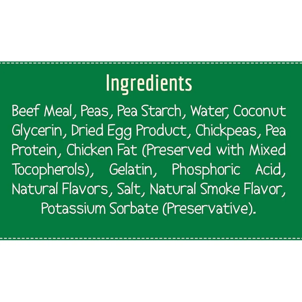 Wholesomes Tank's Beef Grain Free Jerky Sticks Moist Dog Treats
