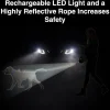 Wigzi Luna LED Reflective Rope Leash 6' Up to 250 lb Dog