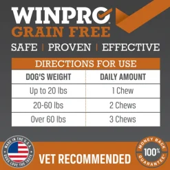 WINPRO Dog Gut Health & Immunity (60 Chews)