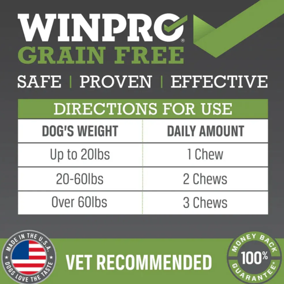 WINPRO Dog Hip & Joint Supplement (60 Chews)
