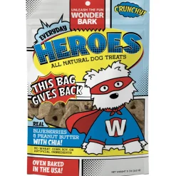 Wonder Bark Everyday Heroes Blueberry & Peanut Butter Dog Treats, 5-oz