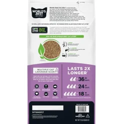 World's Best Cat Litter Multiple Cat Lavender Scent, 28 lbs