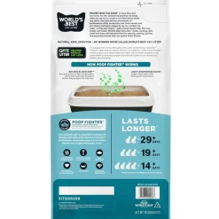 World's Best Cat Litter Poof Fighter Multiple Cat Light Lemongrass Scent, 28 lbs