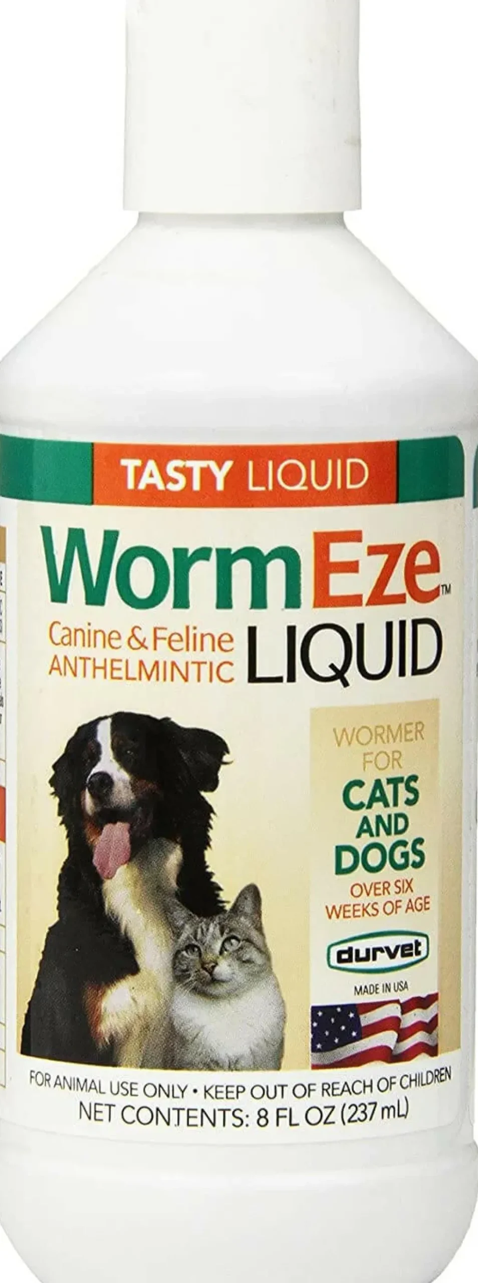 WormEze Canine and Feline Anthelmintic Liquid (8 oz)