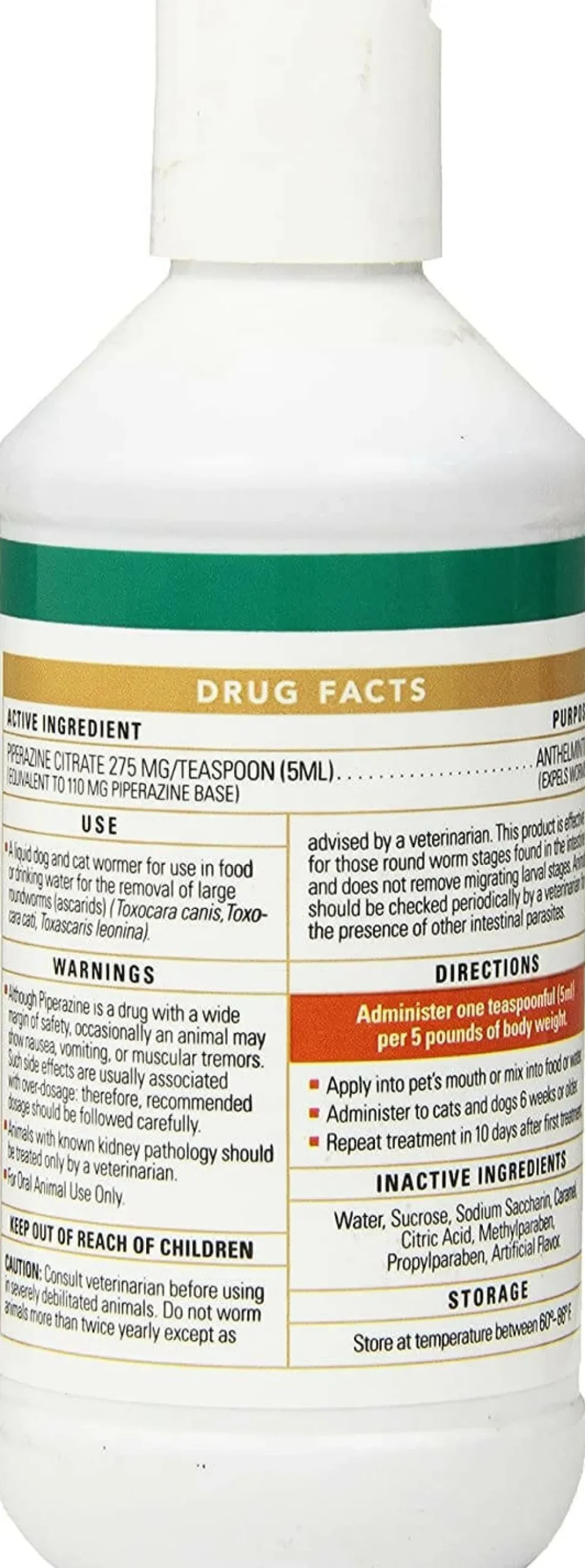 WormEze Canine and Feline Anthelmintic Liquid (8 oz)