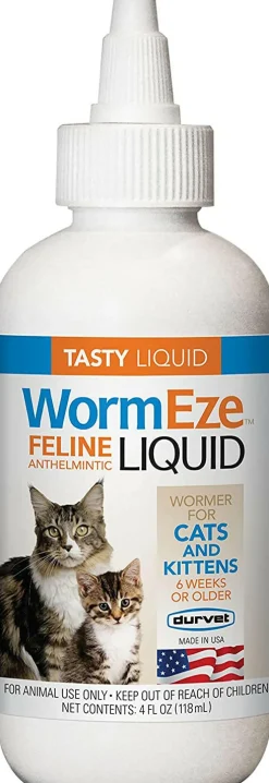 WormEze Feline Anthelmintic Liquid (4 oz)