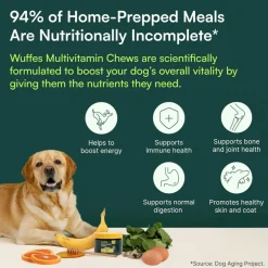 Wuffes Multivitamin Chews for Dogs (50 chews)