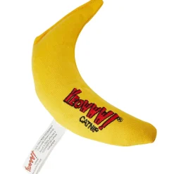 Yeowww! Banana Catnip Cat Toy Yellow, 7