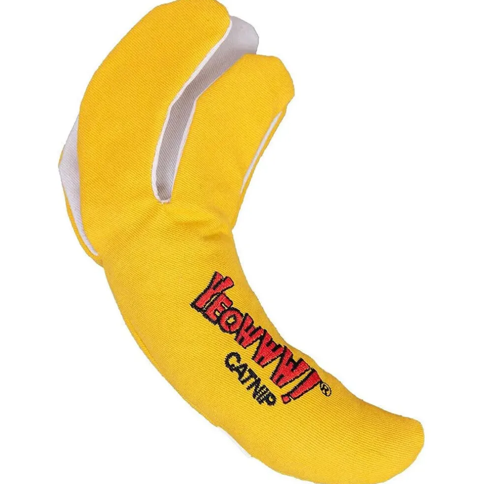 Yeowww! Chi-Cat-a Banana Peeled Cat Toy, 1 count