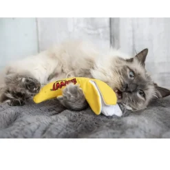 Yeowww! Chi-Cat-a Banana Peeled Cat Toy, 1 count