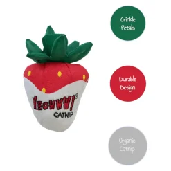 Yeowww! Strawberries Catnip Cat Toy