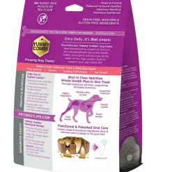 Yummy Combs Premium Dog Treats, Fish and Egg Allergy Relief, X-Large, 6 Count