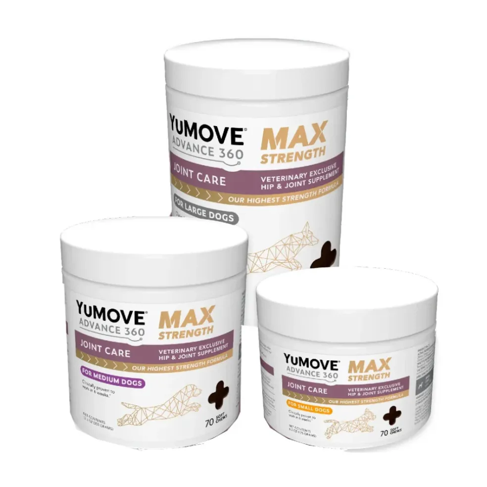 YuMove Advance 360 Max Strength Hip and Joint Supplement For Dogs (70 Soft Chews)